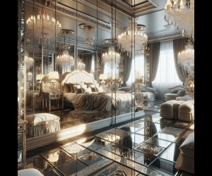 Sypialnia Glamour Z Lustrami